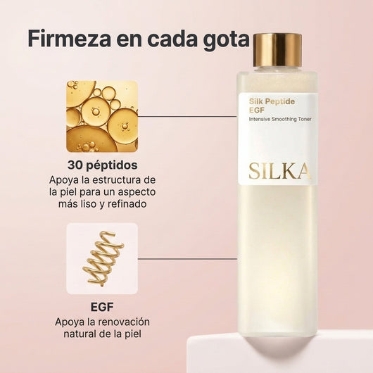 Tónico Alisador Silk Peptide EGF