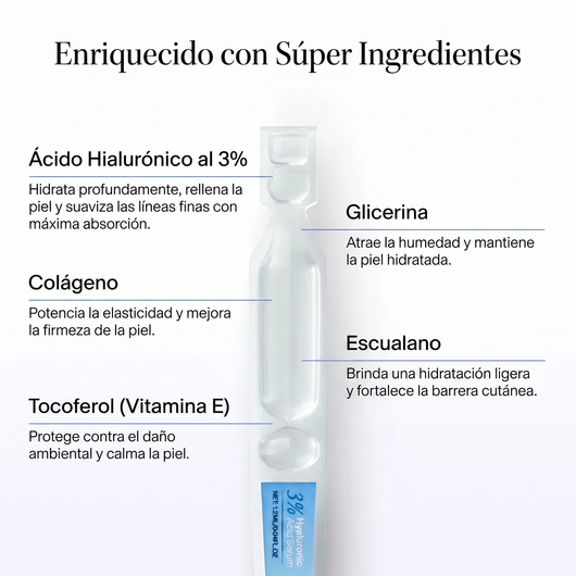 Sérum con Ácido Hialurónico al 3%